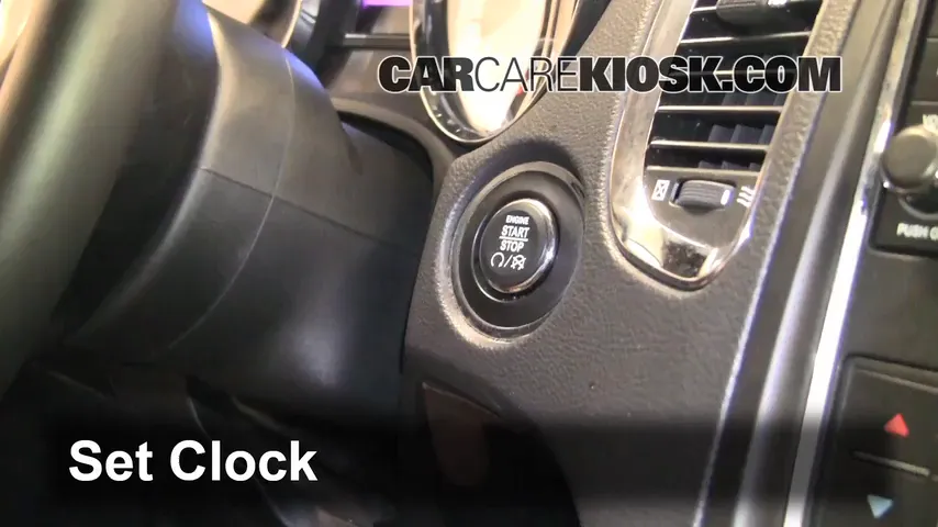 2011 Dodge Durango Crew 3.6L V6 FlexFuel Reloj Fijar hora de reloj